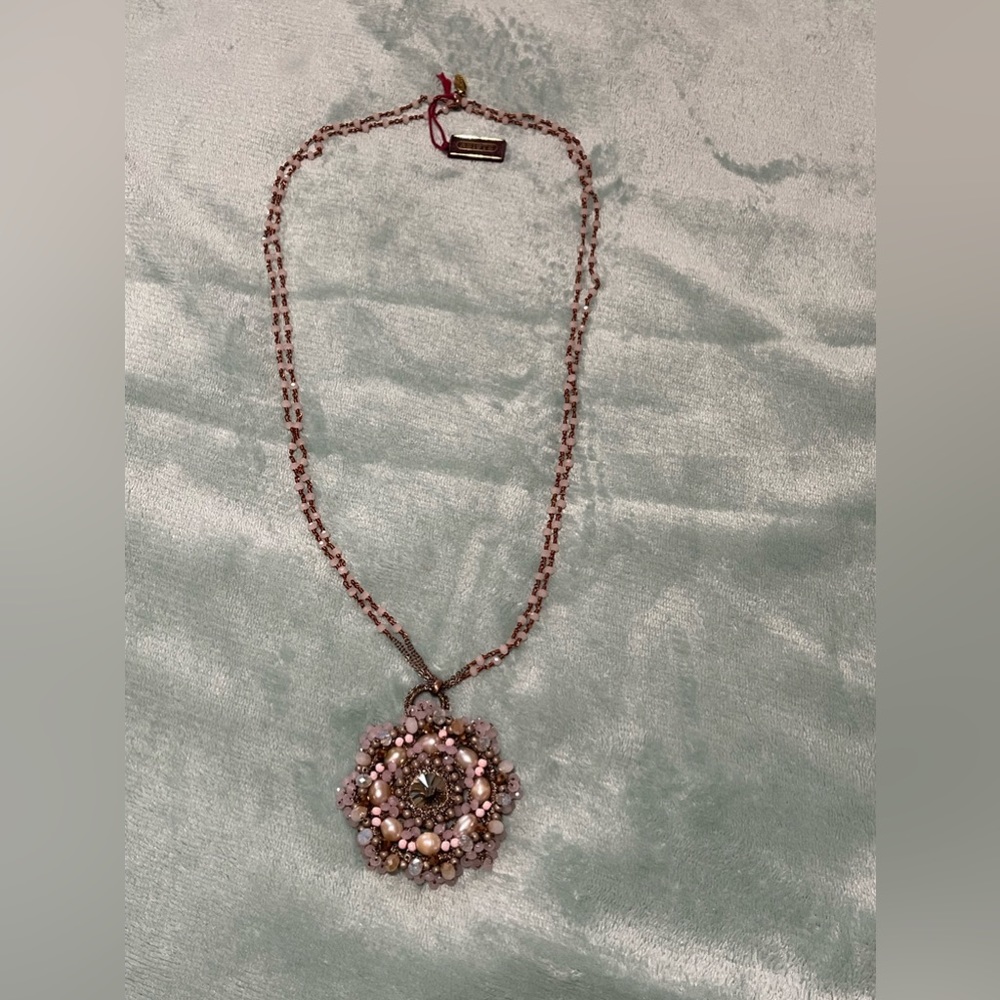 ABISTE NECKLACE ACCESSORIES 55-60cm with free earrings - Picture 1 of 7